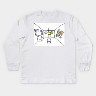 Simple Perspective Kids Long Sleeve T-Shirt